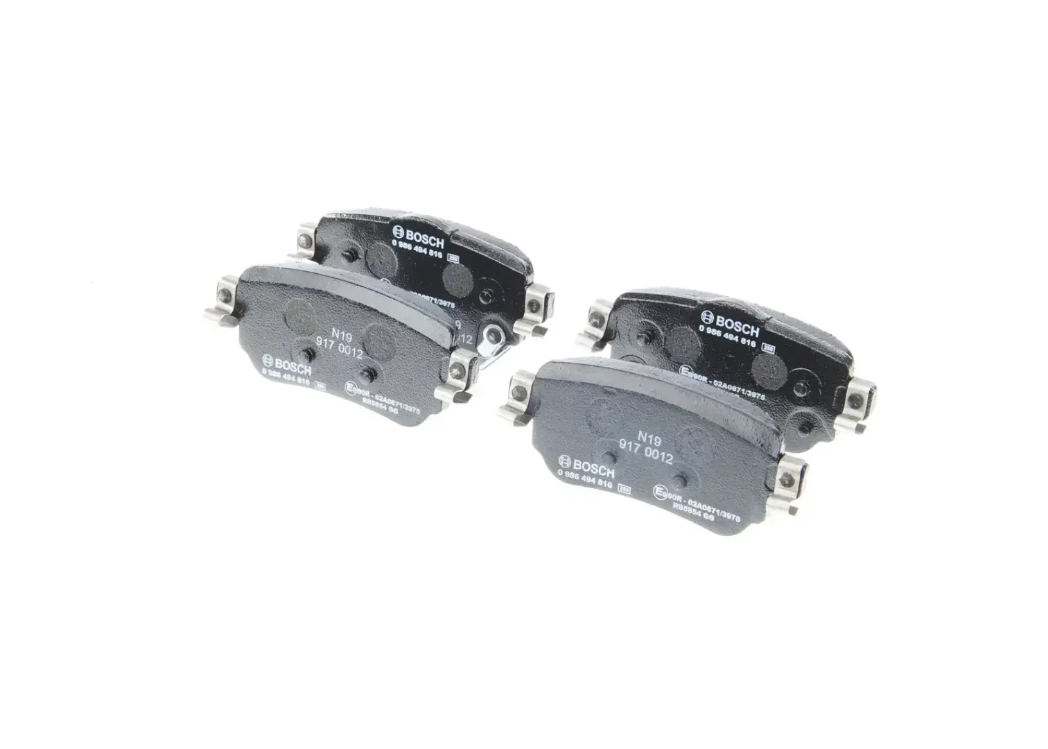 Bosch Rear Brake Pads Nissan Qashqai (14-) | 0986 494 816 | Euro Car Parts - Image 1