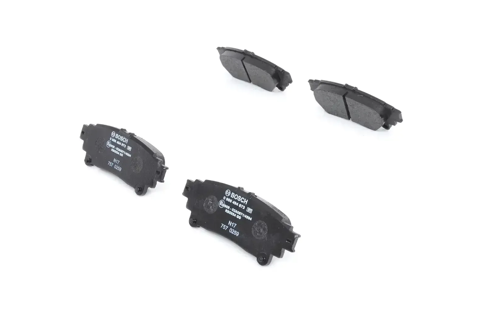 Bosch Rear Brake Pads Lexus Rx350 450 10- | 0986 494 873 | Euro Car Parts - Image 1