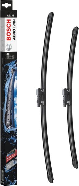 Bosch Aerotwin A113S Wiper Blade Twin Pack 24"/20" 600mm/500mm