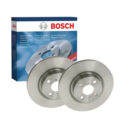 Bosch Front Brake Disc Toyota Yaris (13 -) | 0986 479 E37 | Euro Car Parts