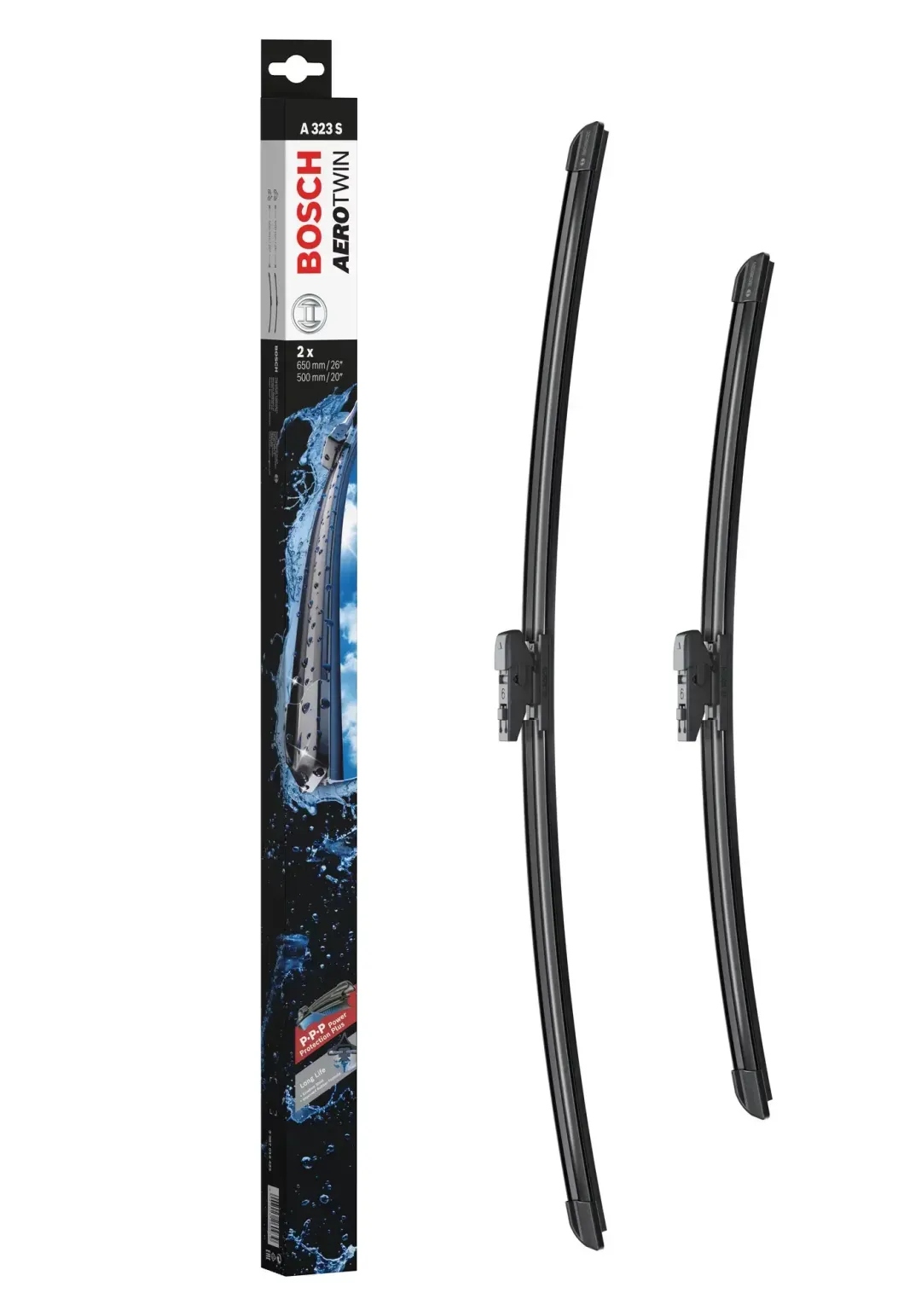 A323S (Bosch) Flat Blade Set > 500/650Mm | 3397 014 423 | Euro Car Parts - Image 1