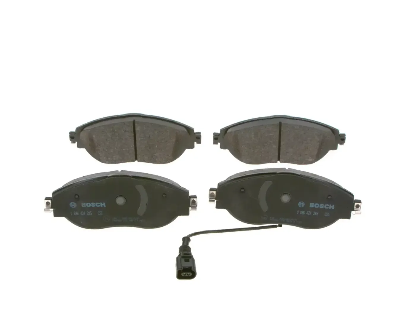 Bosch Front Brake Pads Audi A3 (12-) Vw Golf *directional Fit / Inc Sen* | 0986 424 285 | Euro Car Parts - Image 1