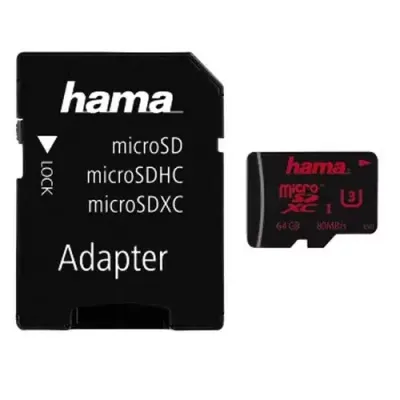 Hama 00123979 memory card 64 GB MicroSDXC Class 3 UHS - Thumbnail 2