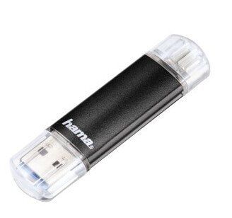 Hama Laeta Twin, 64GB USB flash drive USB Type-A / Micro-USB 3.2 Gen 1 (3.1 Gen 1) Black - Image 1
