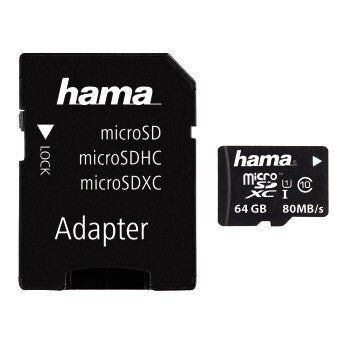 Hama MICROSDXC 64GB 10UHS-I 100MBS ADAPT - Thumbnail 2