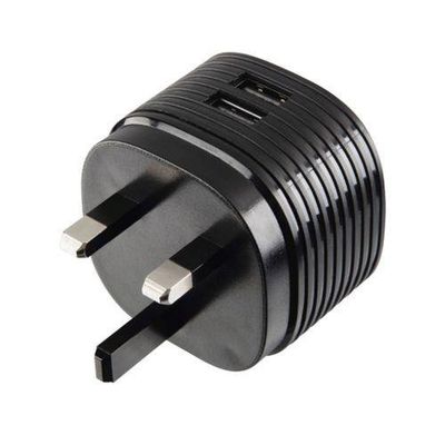DUAL CHARGER 2X USBA 2.4A BLACK