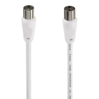 Hama 00205031 coaxial cable 10 m Coax White