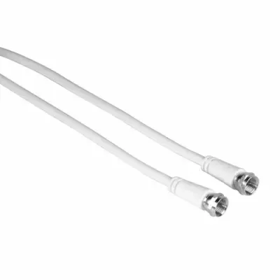 Hama 00205038 coaxial cable 3 m F White - Thumbnail 2