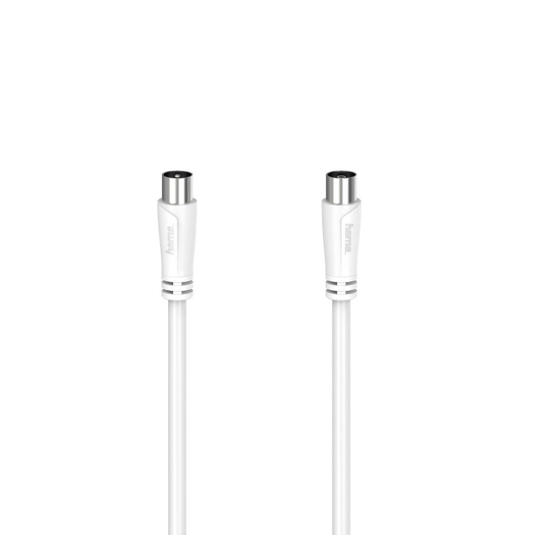 Hama 00205047 coaxial cable 5 m White - Image 1