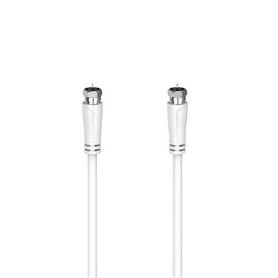 Hama 00205063 coaxial cable 1.5 m F White