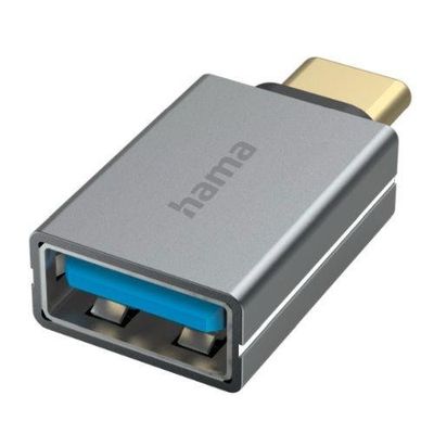 Hama 00200300 cable gender changer USB Type-A USB Type-C Grey