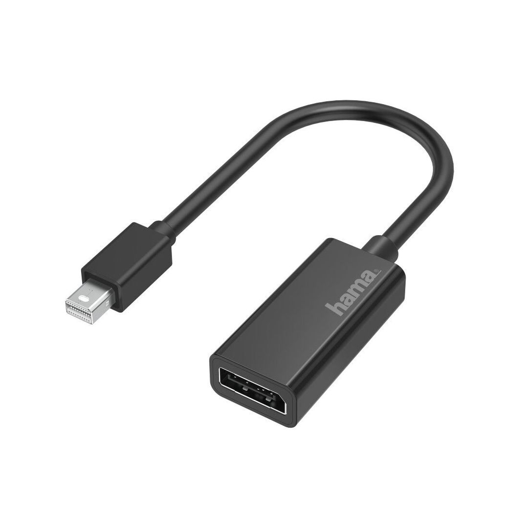 Hama 00200331 video cable adapter Mini DisplayPort DisplayPort Black - Image 1