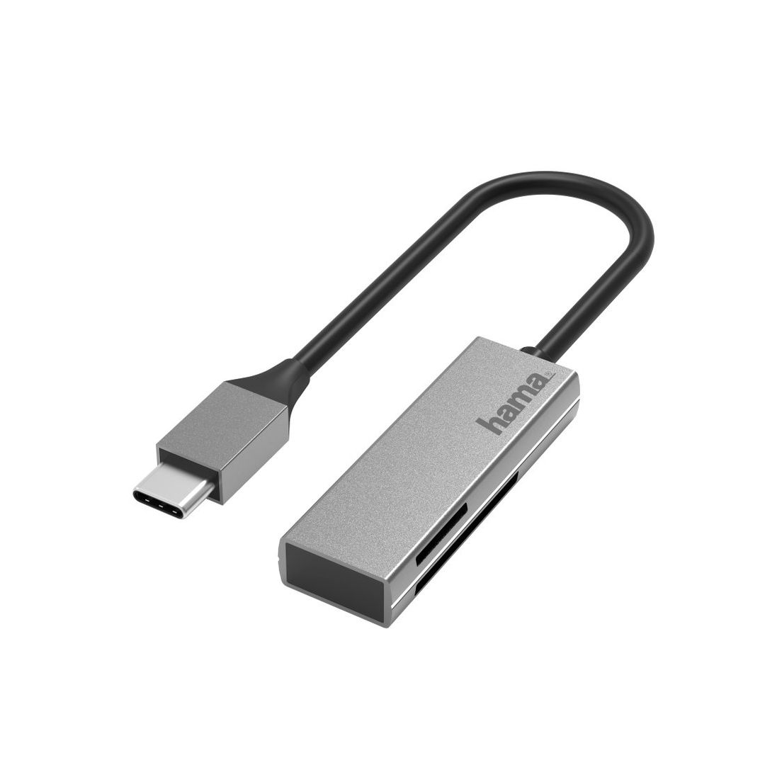 Hama 00200131 card reader USB 3.2 Gen 1 (3.1 Gen 1) Type-C Silver - Image 1