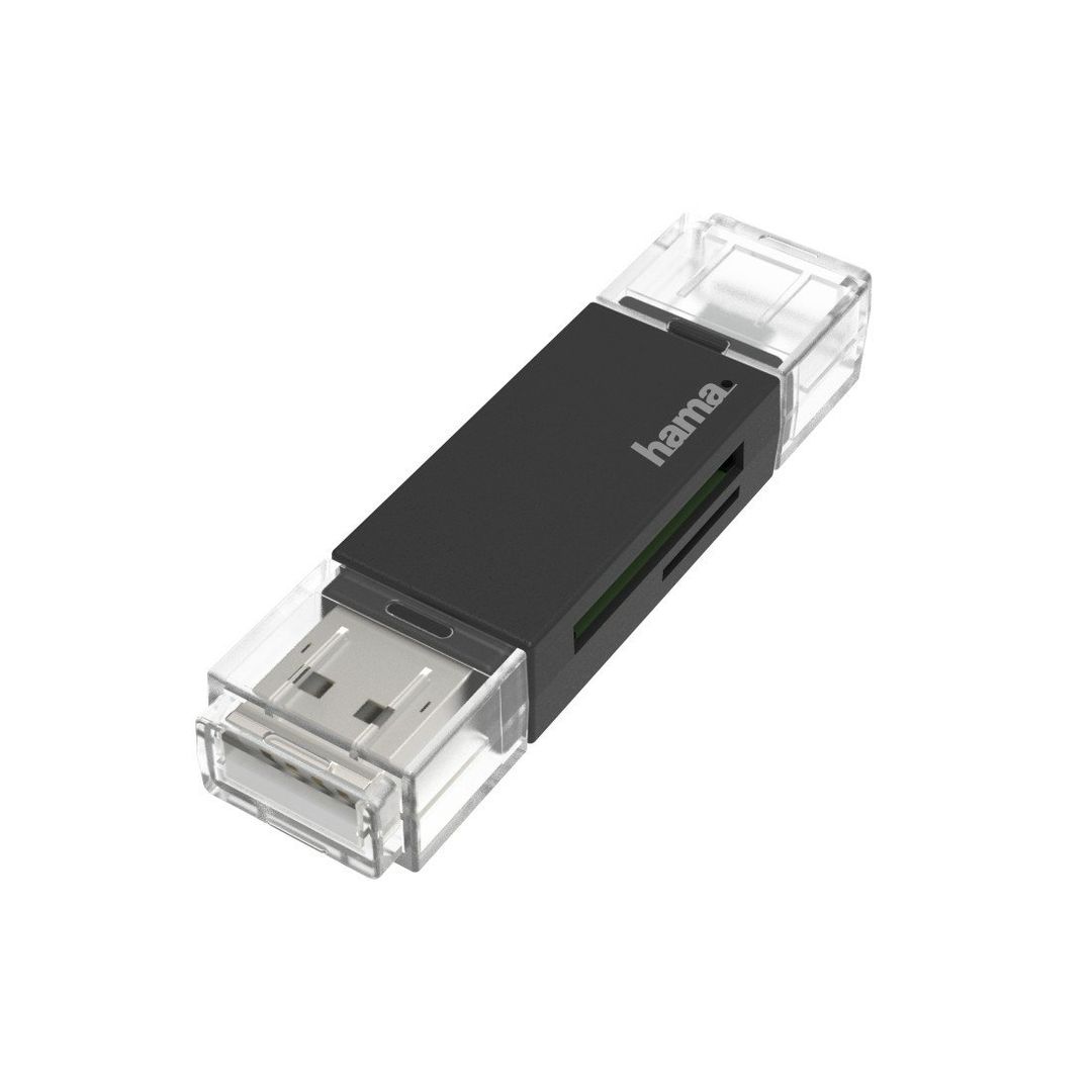 Hama 00200130 card reader USB/Micro-USB Black - Image 1