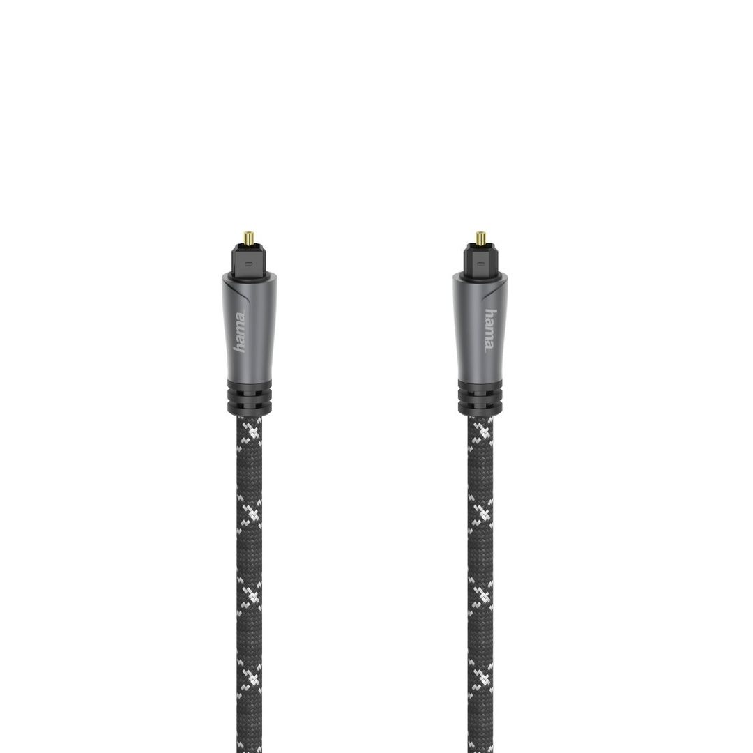 Hama 00205140 audio cable 3 m TOSLINK Black, Grey - Image 1