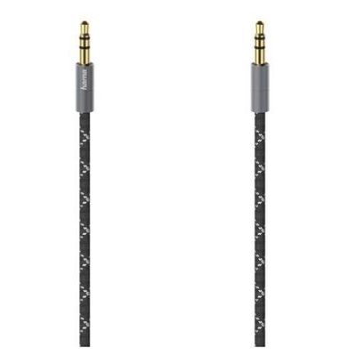 Hama 00205130 audio cable 1.5 m 3.5mm Black. Grey