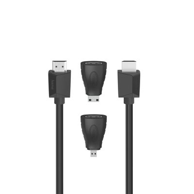 HIGH SPEED HDMI CABL 4K 1.5M 2XADAPT