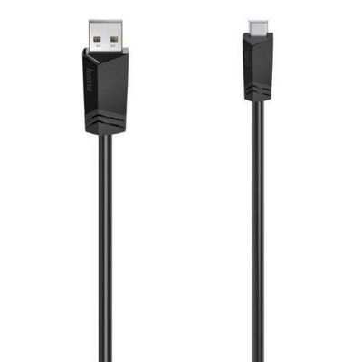 Hama 00200606 USB cable USB 2.0 1.5 m Mini-USB B USB A Black