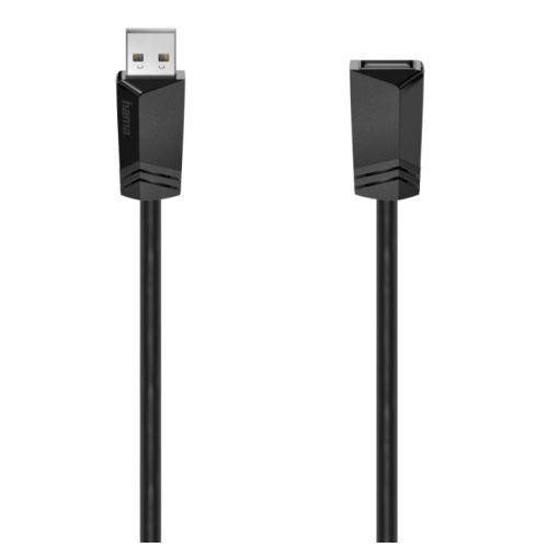 Hama 00200619 USB cable USB 2.0 1.5 m USB A Black - Image 1