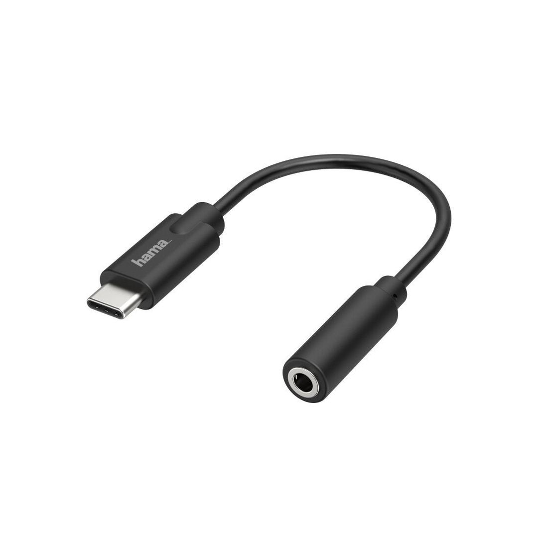 Hama 00205282 mobile phone cable Black USB C 3.5mm - Image 1
