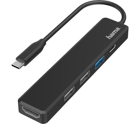 Hama 00200117 laptop dock/port replicator USB 2.0 Black