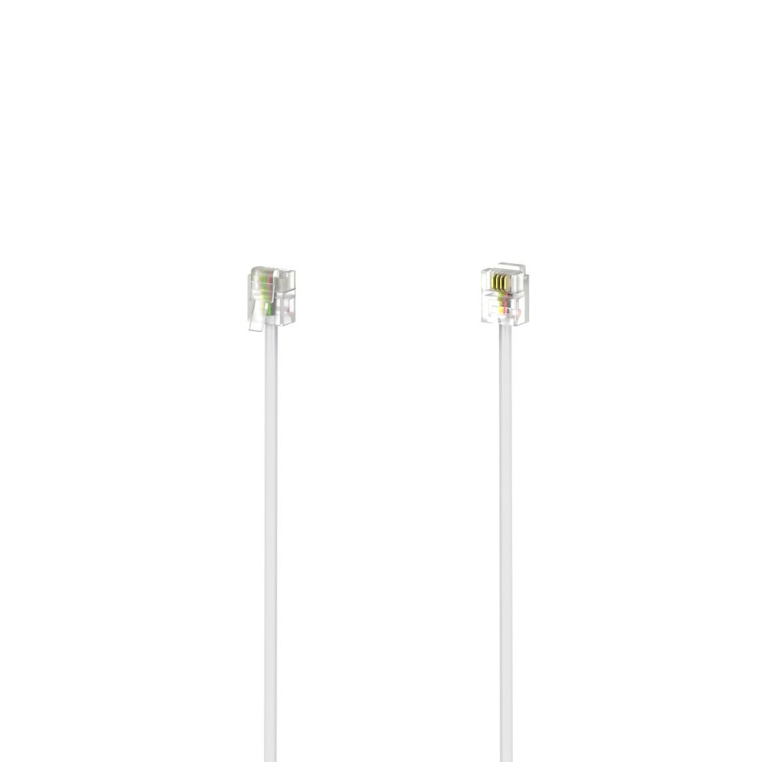 Hama 00201133 telephone cable 3 m White - Image 1