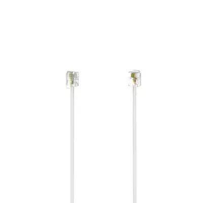 Hama 00201133 telephone cable 3 m White - Thumbnail 2