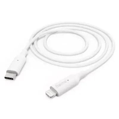Hama 00201598 lightning cable 1 m White - Thumbnail 3