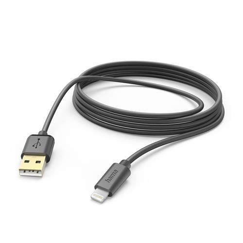 Hama 00201582 lightning cable 3 m Black - Image 1