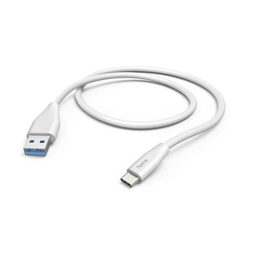 Hama 00201596 USB cable USB 2.0 1.5 m USB A USB C White - Image 1