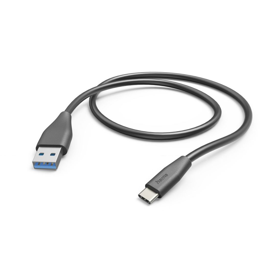 Hama 00201595 USB cable USB 2.0 1.5 m USB A USB C Black - Image 1