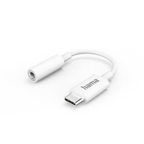 Hama 00201524 audio cable USB C 3.5mm White - Image 1