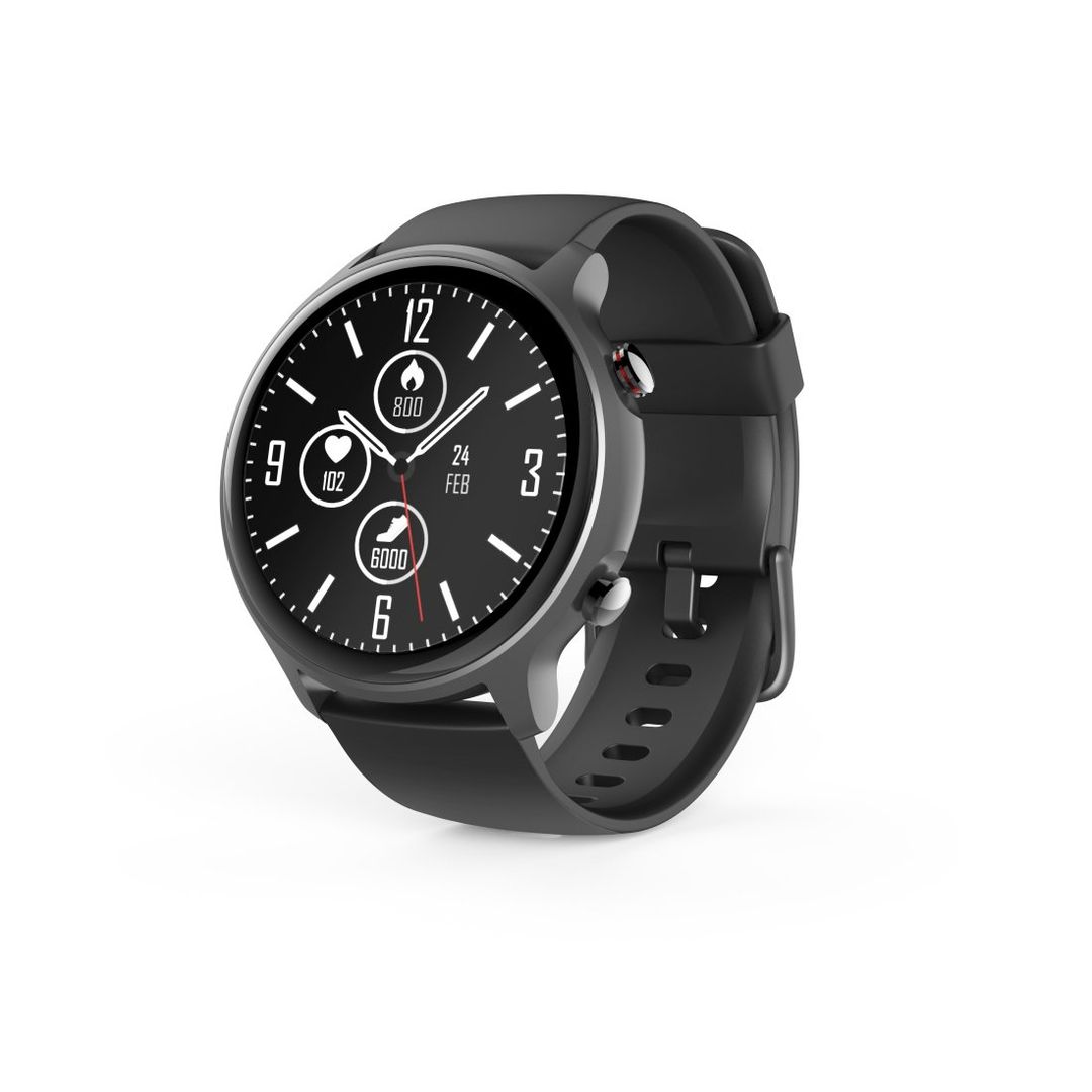 Hama Fit Watch 6910 3.25 cm (1.28") LCD 46 mm Digital Touchscreen Grey GPS (satellite) - Image 1