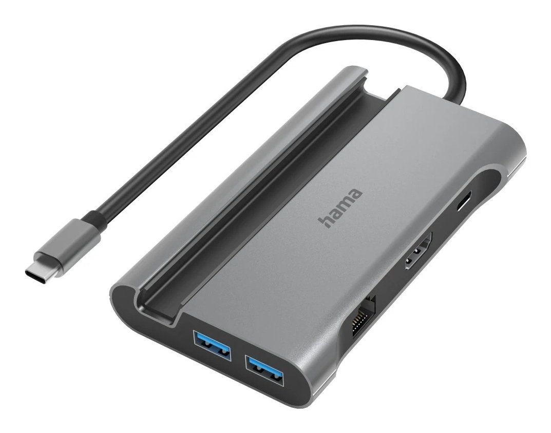 Hama Connect2Mobile V2 USB 3.2 Gen 1 (3.1 Gen 1) Type-C 1000 Mbit/s Anthracite - Image 1
