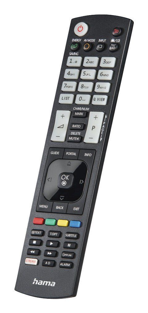 Hama 00221061 remote control IR Wireless TV Press buttons - Image 1