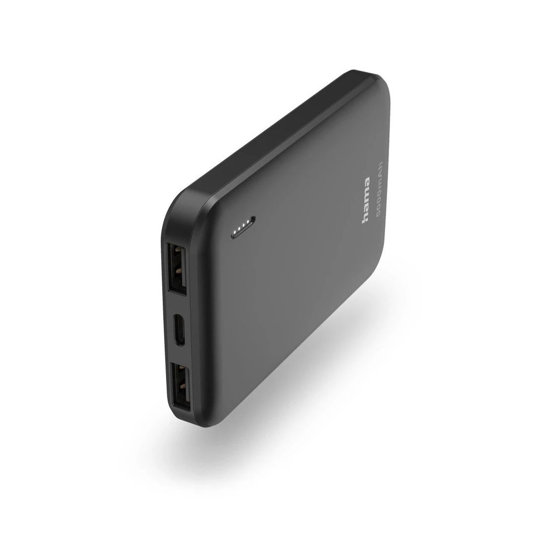 Hama 00201707 power bank Lithium Polymer (LiPo) 5000 mAh Anthracite - Image 1