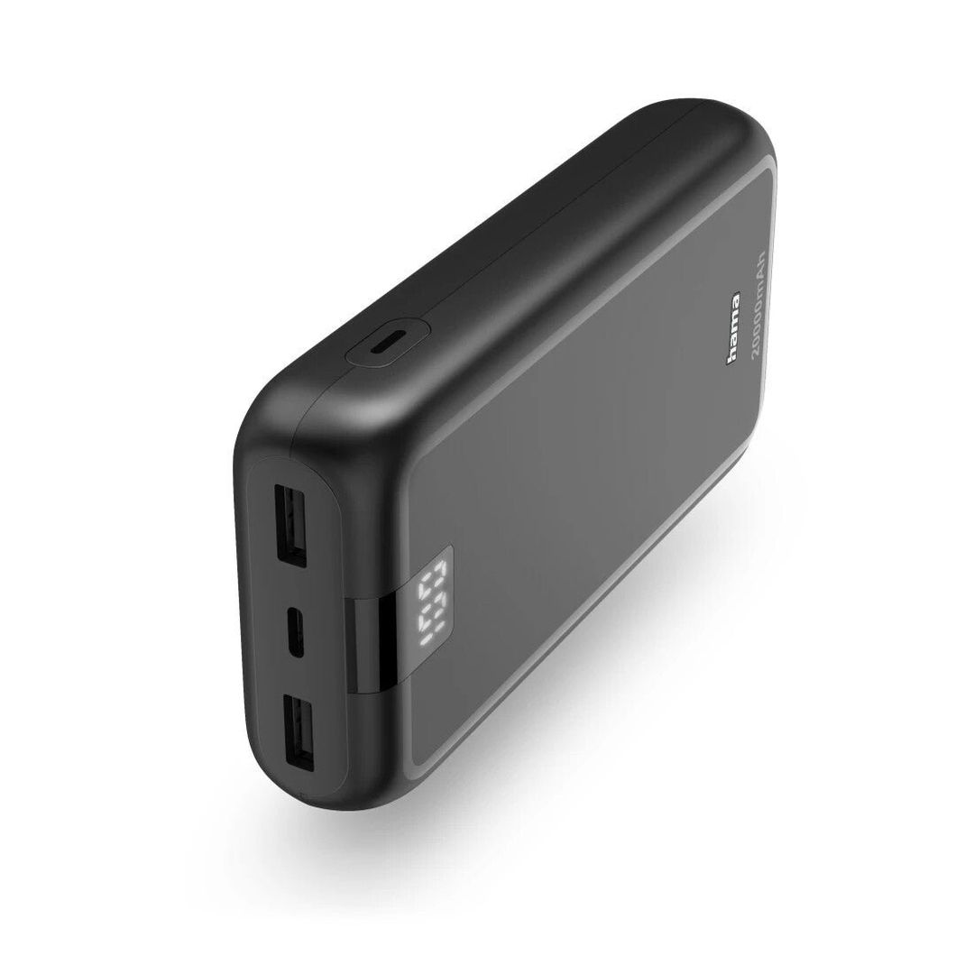 Hama 00201710 power bank Lithium Polymer (LiPo) 20000 mAh Anthracite - Image 1