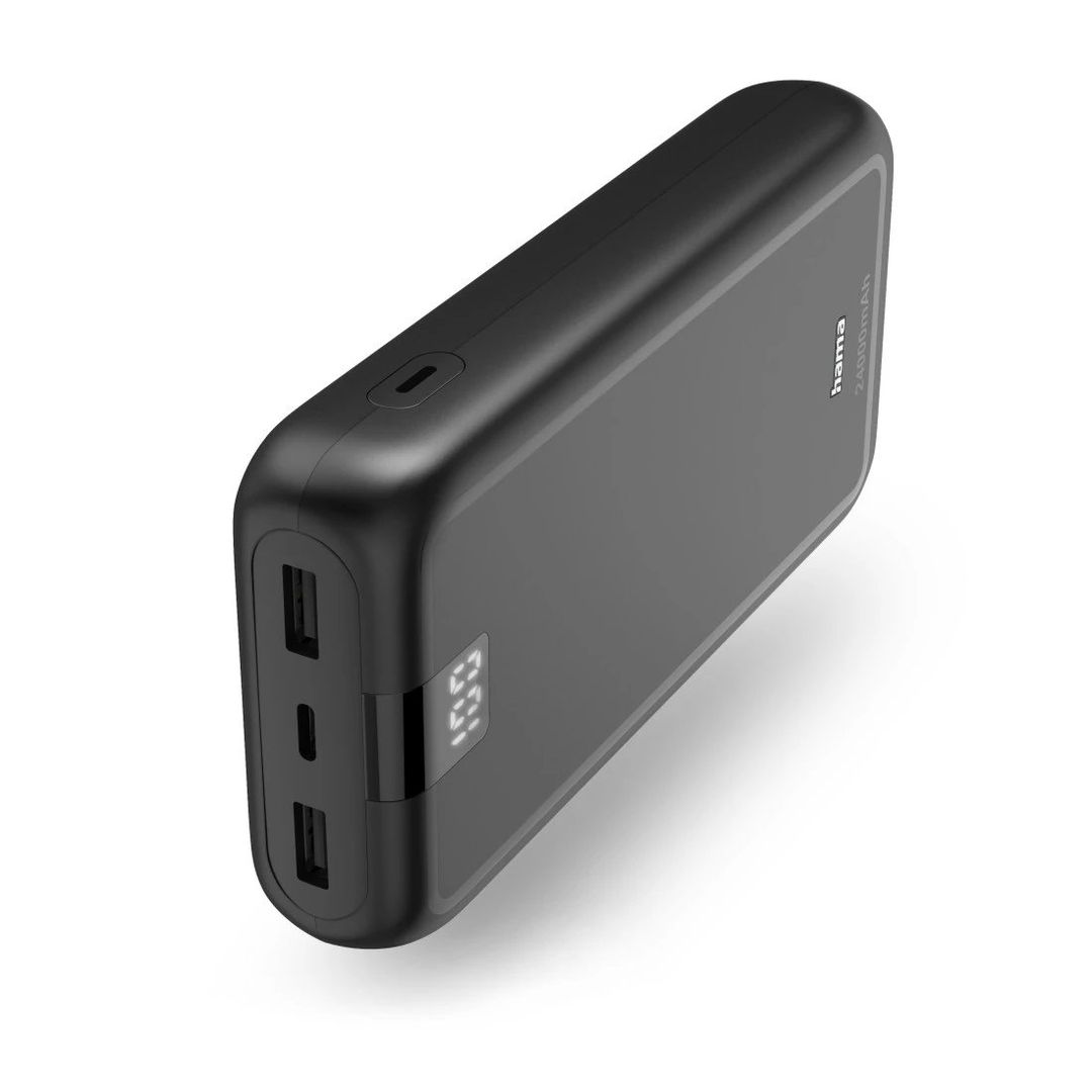 Hama 00201711 power bank Lithium Polymer (LiPo) 24000 mAh Anthracite - Image 1