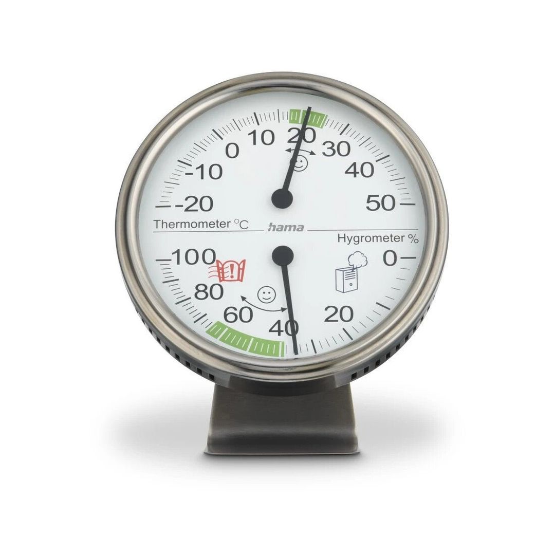 TAHITI THERMOMETER 11CM SILVER - Image 1