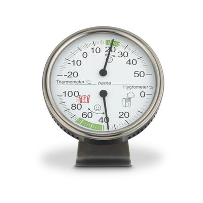 TAHITI THERMOMETER 11CM SILVER