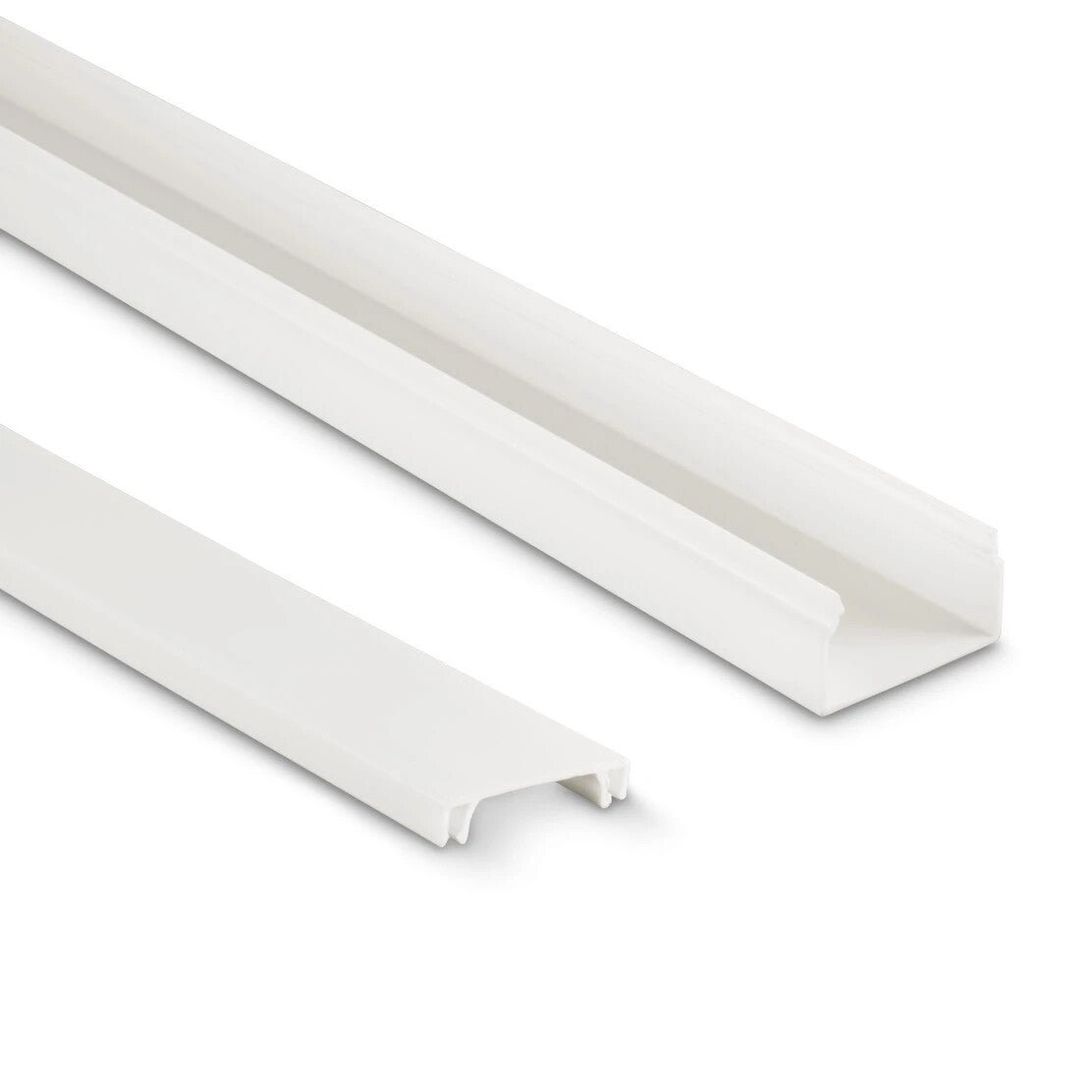 Hama 00221017 cable organizer Universal Cable duct White 4 pc(s) - Image 1