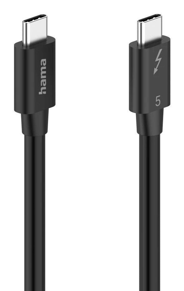 Hama USB-C USB cable USB 3.2 Gen 2 (3.1 Gen 2) 1 m USB C Black - Image 1