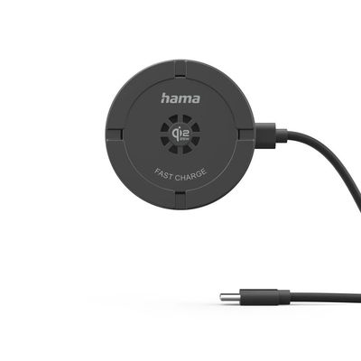 Hama 00201756 mobile device charger Universal Black USB Wireless charg