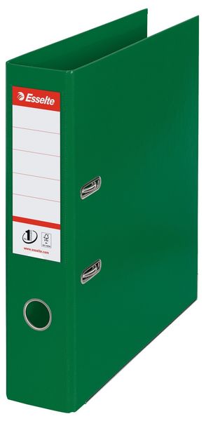 Esselte No.1 Lever Arch File PP 30% pre-consumer recycled foil