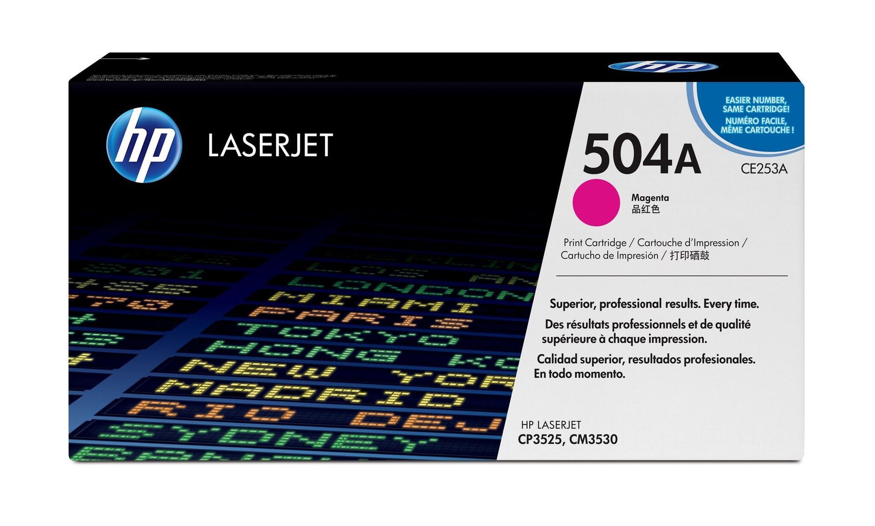 HP 504A Magenta Original LaserJet Toner Cartridge - Image 1