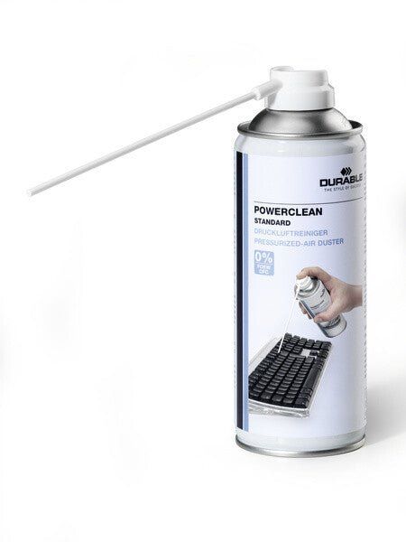 Durable POWERCLEAN compressed air duster 400 ml - Image 1