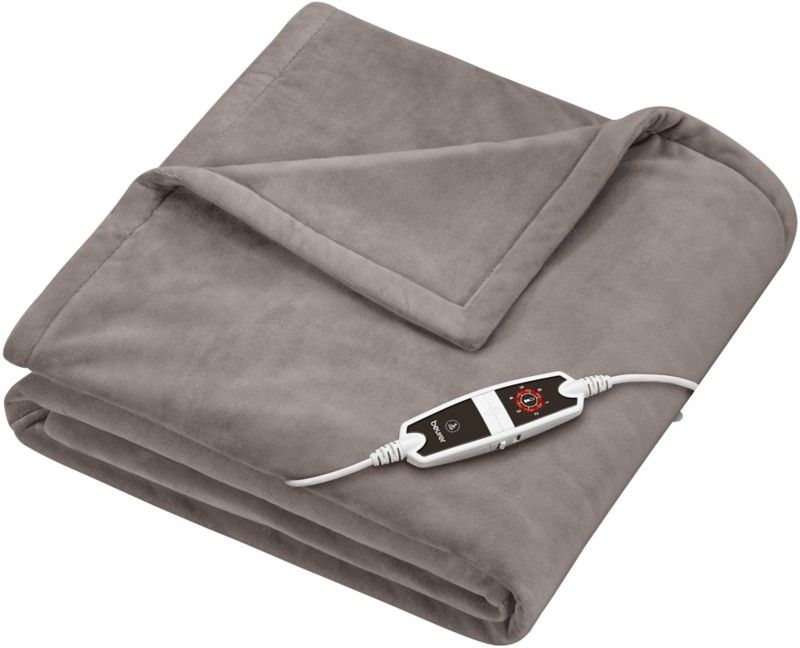 Beurer XXL Heated Throw with 6 Temperature Settings Taupe - brown - Image 1