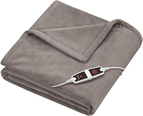 Beurer XXL Heated Throw with 6 Temperature Settings Taupe - brown