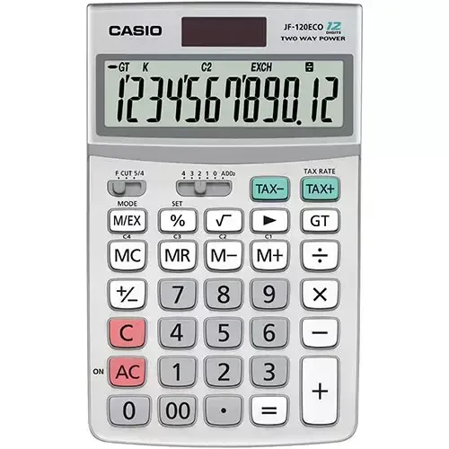 Casio JF-120 ECO calculator Desktop Display - Image 1