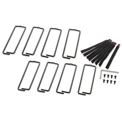 APC NetShelter Cable Management Vertical Cable Manager Rings for NetShelter 750 and 800mm W Enclosures Set of 8 76 x 19 x 203 mm - Thumbnail 2
